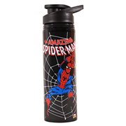 Spider-Man Swinging Black Stainless Steel Water Bottle